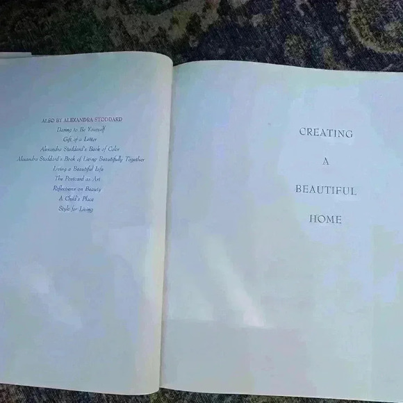 Creating a beautiful home cute chic book  home decor by Alexandria Stoddard - Picture 7 of 9